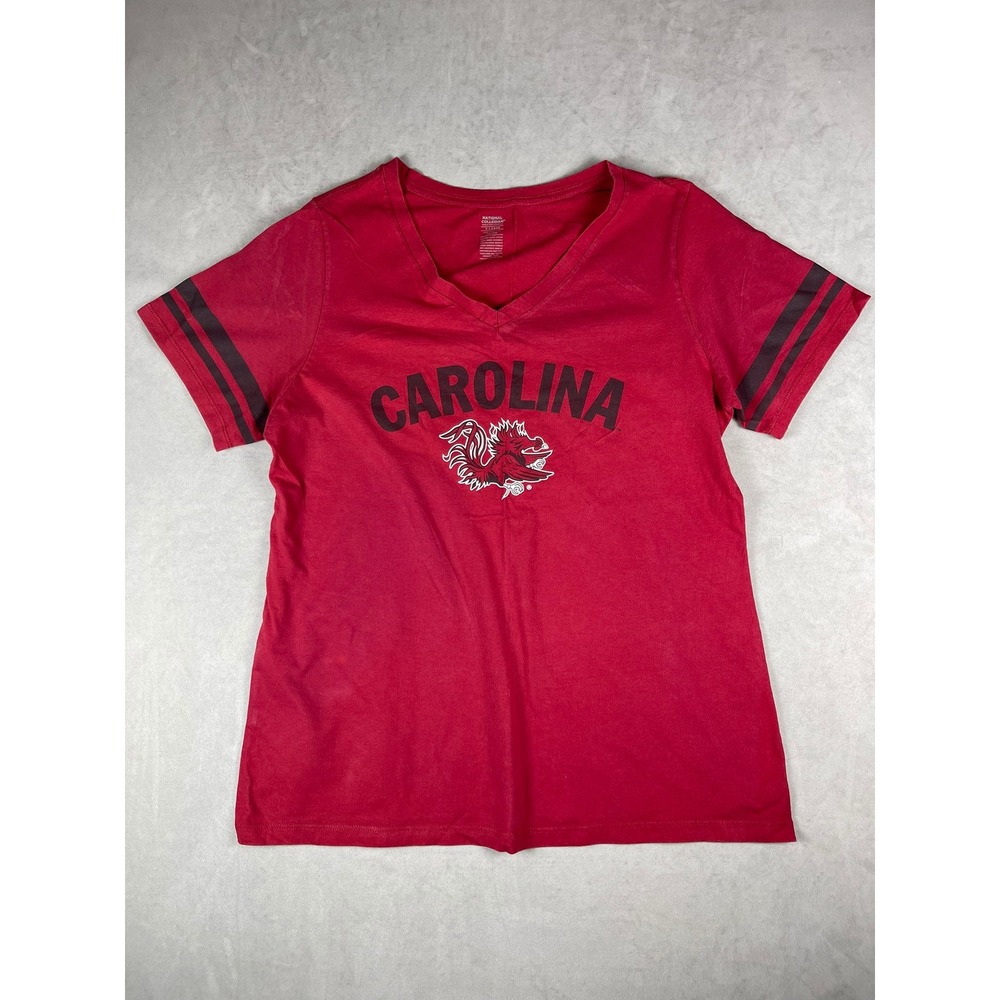 National Collegian South Carolina Gamecocks V-Neck Graphic T-Shirt Garnet XL